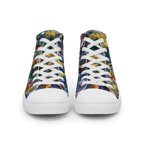 mens-high-top-canvas-shoes-white-front-6868059330d0a.jpg Rebirth Wave - Men’s High Top Canvas Shoes — white, front view