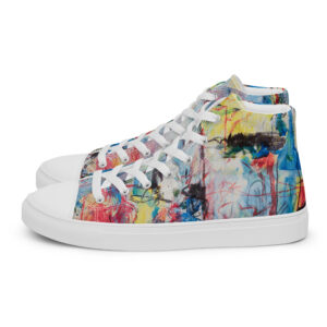 Men’s high top canvas shoes