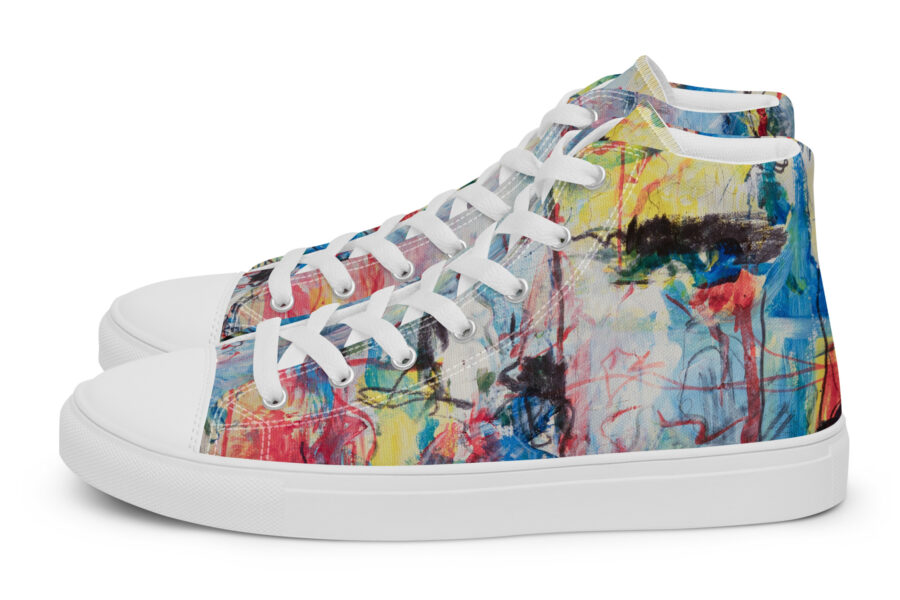 Women’s high top canvas shoes