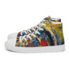 mens-high-top-canvas-shoes-white-left-686805932fd3a.jpg Rebirth Wave - Men’s High Top Canvas Shoes — white, left side view