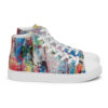mens-high-top-canvas-shoes-white-right-6868015e142e9.jpg My Story - Men’s High Top Canvas Shoes — white, right side view