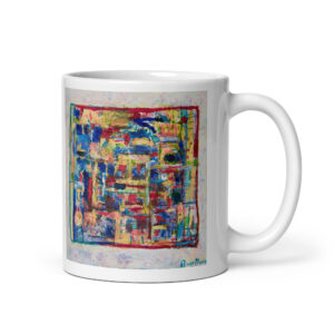 Home White glossy mug