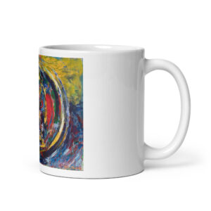 Rebirth White glossy mug