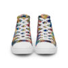 Home - Women’s High Top Canvas Shoes — white, front view