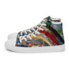 womens-high-top-canvas-shoes-white-left-6868056a209de.jpg Rebirth Wave - Women’s High Top Canvas Shoes — white, left side view