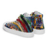 womens-high-top-canvas-shoes-white-left-back-6868056a2179f.jpg Rebirth Wave - Women’s High Top Canvas Shoes — white, left back view