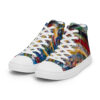 womens-high-top-canvas-shoes-white-left-front-6868056a2193d.jpg Rebirth Wave - Women’s High Top Canvas Shoes — white, left front view