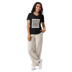 Home Women’s relaxed v-neck t-shirt