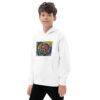 kids-fleece-hoodie-white-left-front-696a62713174a.jpg Rebirth - Kids fleece hoodie — white, left front view