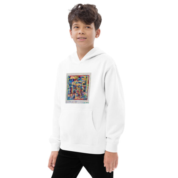kids-fleece-hoodie-white-left-front-696a631060734.jpg Home - Kids fleece hoodie — white, left front view
