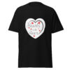 Hearts With River Logo - Men's Classic T-shirt — black, front view