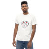 mens-classic-tee-white-front-2-6966c3ae538aa.jpg Hearts With River Logo - Men's Classic T-shirt — white, front view