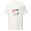 mens-classic-tee-white-front-6966c3ae50cdf.jpg Hearts With River Logo - Men's Classic T-shirt — white, front view