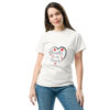 mens-classic-tee-white-front-6966c3ae57f37.jpg Hearts With River Logo - Men's Classic T-shirt — white, front view