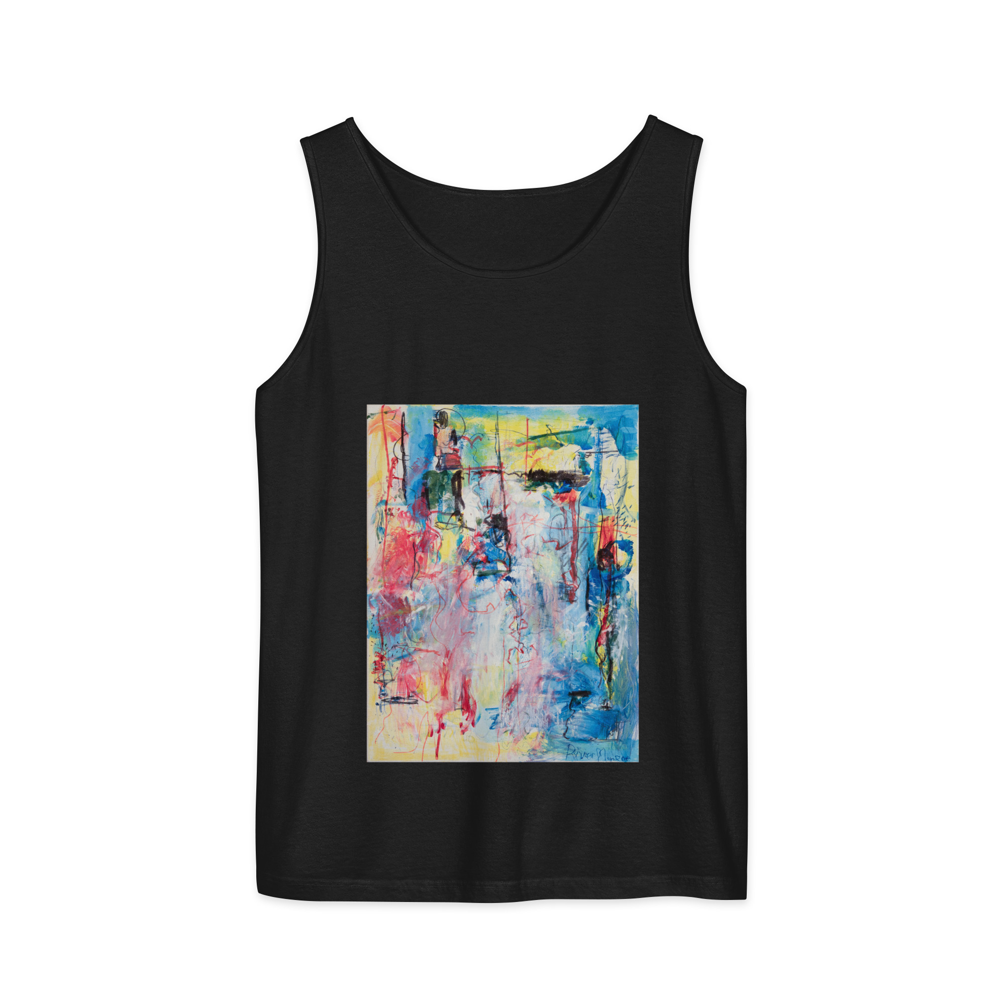 Hearts With River Logo - Men's Tank Top