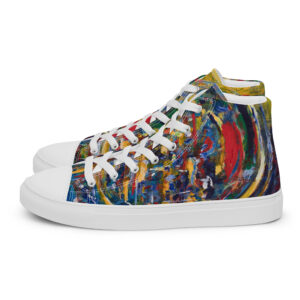 Rebirth - Men’s High Top Canvas Shoes