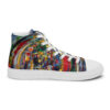 mens-high-top-canvas-shoes-white-left-inside-695d44a7bad48.jpg Rebirth - Men’s High Top Canvas Shoes — white, left side view