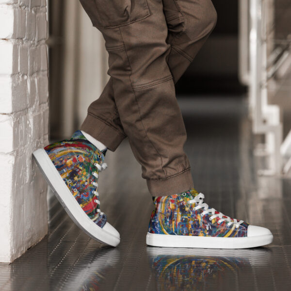 mens-high-top-canvas-shoes-white-right-2-695d44a7ba950.jpg Rebirth - Men’s High Top Canvas Shoes — white, right side view