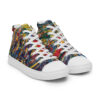 mens-high-top-canvas-shoes-white-right-front-695d44a7bb612.jpg Rebirth - Men’s High Top Canvas Shoes — white, right front view