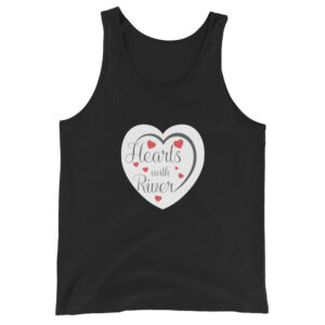 Hearts With River Logo - Men's Tank Top