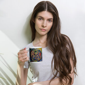 Rebirth Full Circle - White Glossy Mug