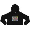 womens-cropped-hoodie-black-front-6967a1da23e6d.jpg Rebirth - Women's Crop Hoodie — black, front view