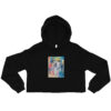 womens-cropped-hoodie-black-front-6967a22e24979.jpg My Story - Women's Crop Hoodie — black, front view