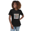 Home - Women's Relaxed T-Shirt — black, front view