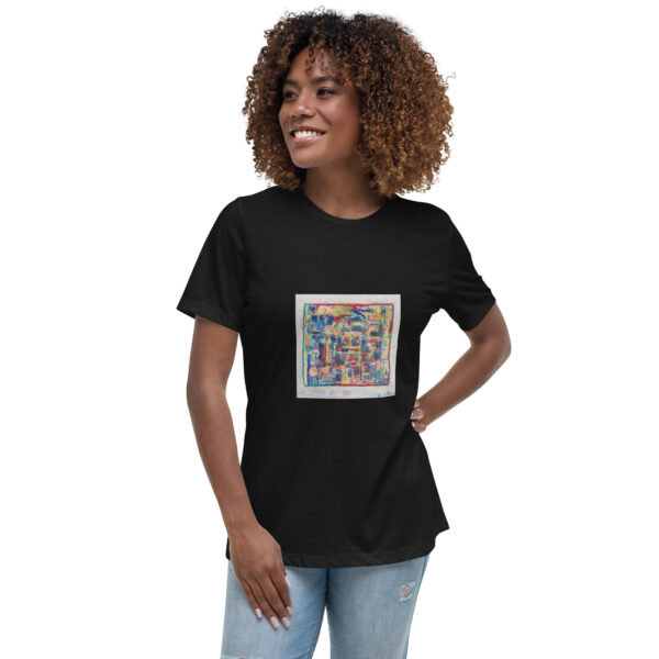 Home - Women's Relaxed T-Shirt — black, front view