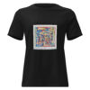 Home - Women's Relaxed T-Shirt — black, front view