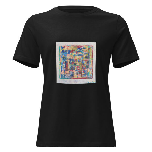 Home - Women's Relaxed T-Shirt — black, front view
