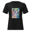 womens-relaxed-t-shirt-black-front-6966a47666e9e.jpg My Story - Women's Relaxed T-Shirt — black, front view