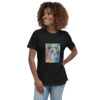 womens-relaxed-t-shirt-black-front-6966a476675fe.jpg My Story - Women's Relaxed T-Shirt — black, front view