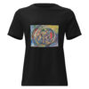 Rebirth - Women's Relaxed T-Shirt — black, front view