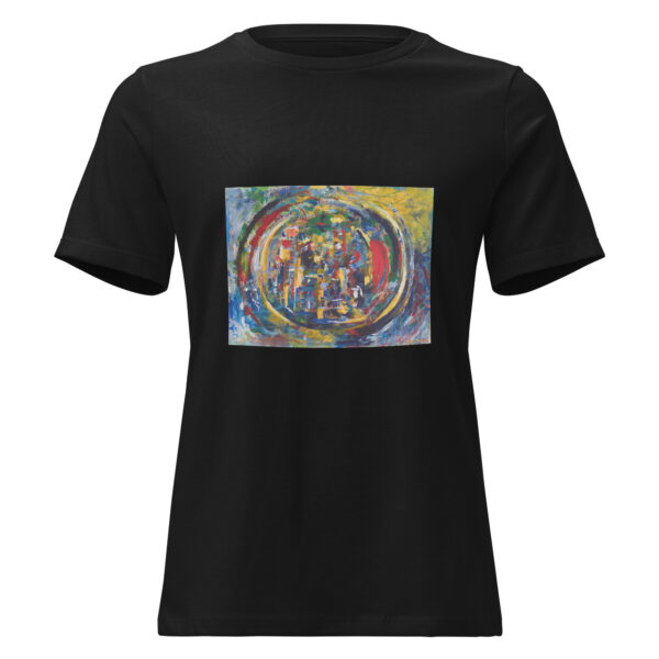 Rebirth - Women's Relaxed T-Shirt — black, front view