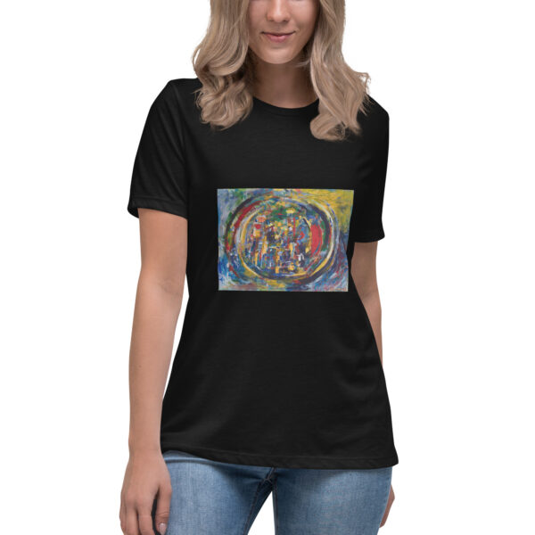 Rebirth - Women's Relaxed T-Shirt — black, front view