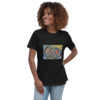 Rebirth - Women's Relaxed T-Shirt — black, front view