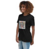 Home - Women's Relaxed T-Shirt — black, left front view