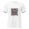 Home - Women's Relaxed T-Shirt — white, front view