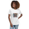 Home - Women's Relaxed T-Shirt — white, front view