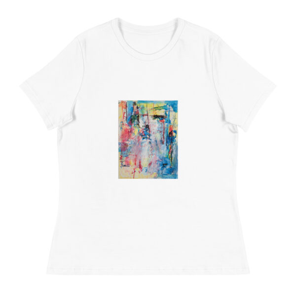 womens-relaxed-t-shirt-white-front-6966a47669595.jpg My Story - Women's Relaxed T-Shirt — white, front view