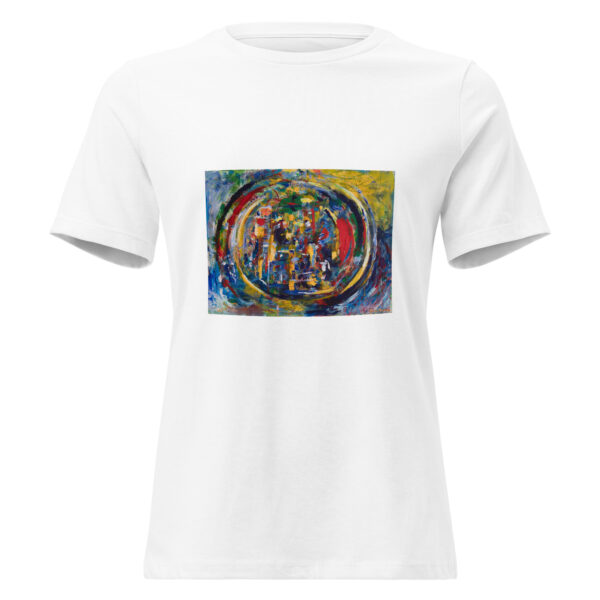 Rebirth - Women's Relaxed T-Shirt — white, front view