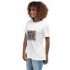 Home - Women's Relaxed T-Shirt — white, left front view