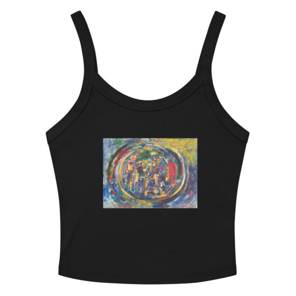 womens-micro-rib-tank-top-solid-black-blend-front-6983d00791e74.jpg Rebirth - Women’s micro-rib tank top — solid black blend, front view