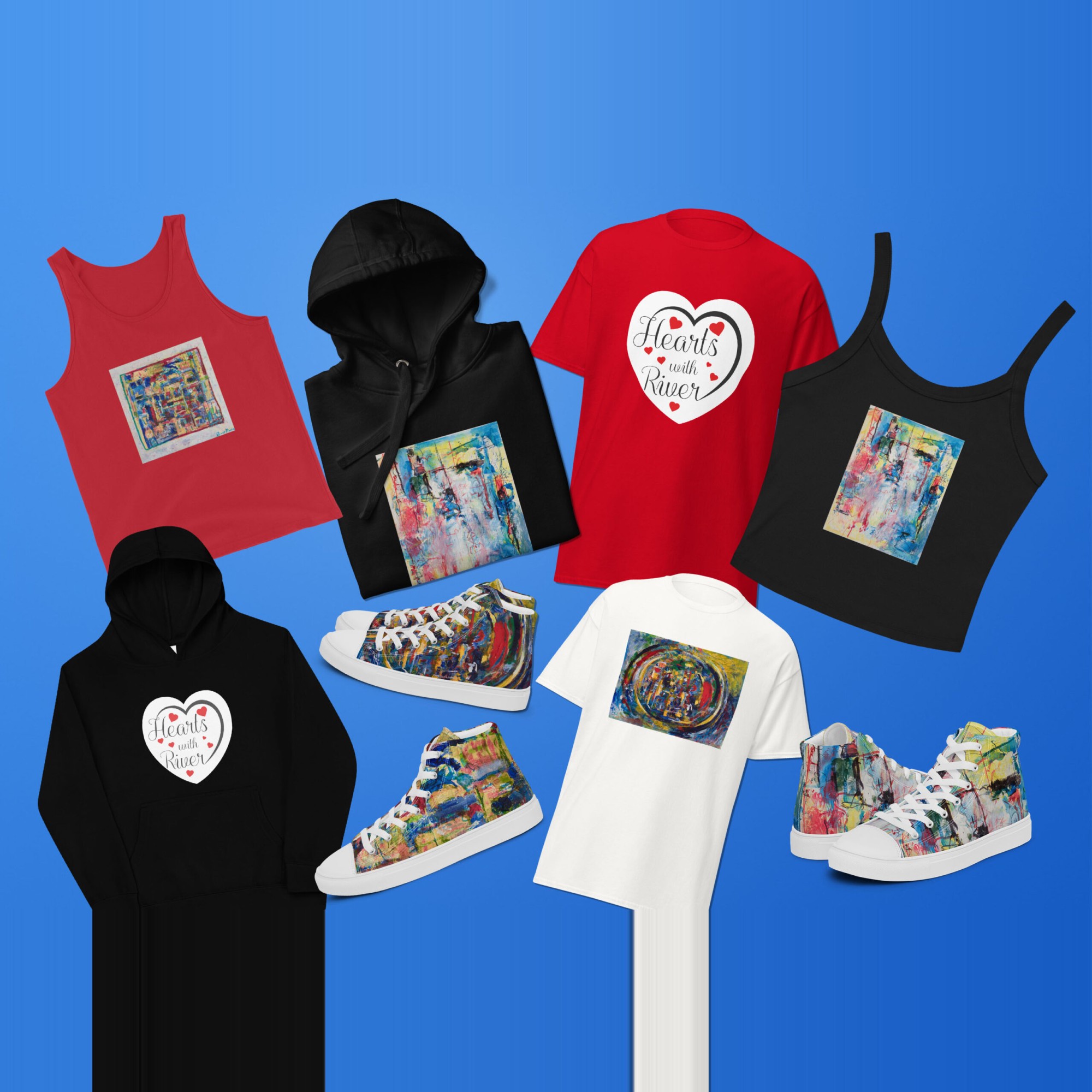 Clothing and shoes from Hearts With River