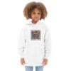 Home - Kids fleece hoodie — worn by a model Home - Kids fleece hoodie — worn by a model