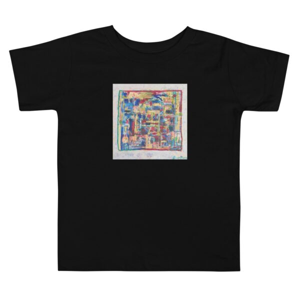 Home - Toddler Short Sleeve T-shirt — Black (flat) Home - Toddler Short Sleeve T-shirt — black, flat garment view