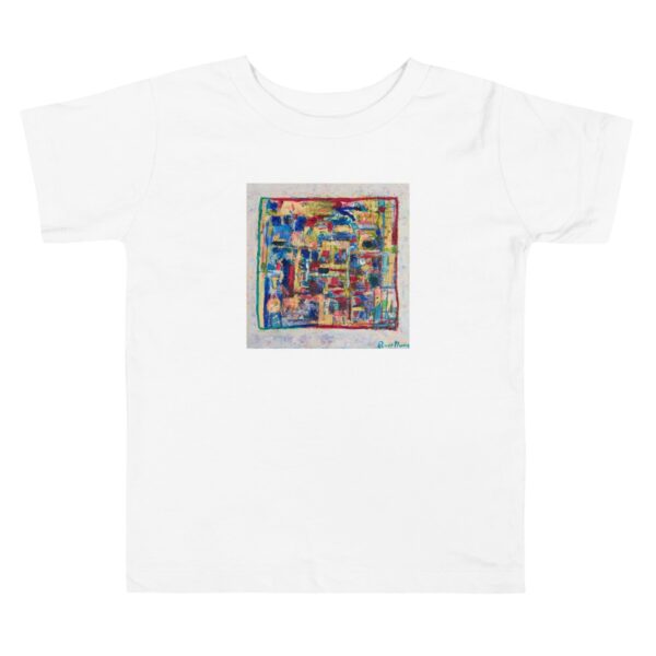 Home - Toddler Short Sleeve T-shirt — White (flat) Home - Toddler Short Sleeve T-shirt — white, flat garment view