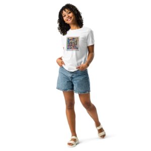 Home - Women's Relaxed T-Shirt — worn by a model Home - Women's Relaxed T-Shirt — worn by a model