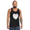 hwr-logo-mens-tank-model Hearts With River Logo - Men's Tank Top — worn by a model